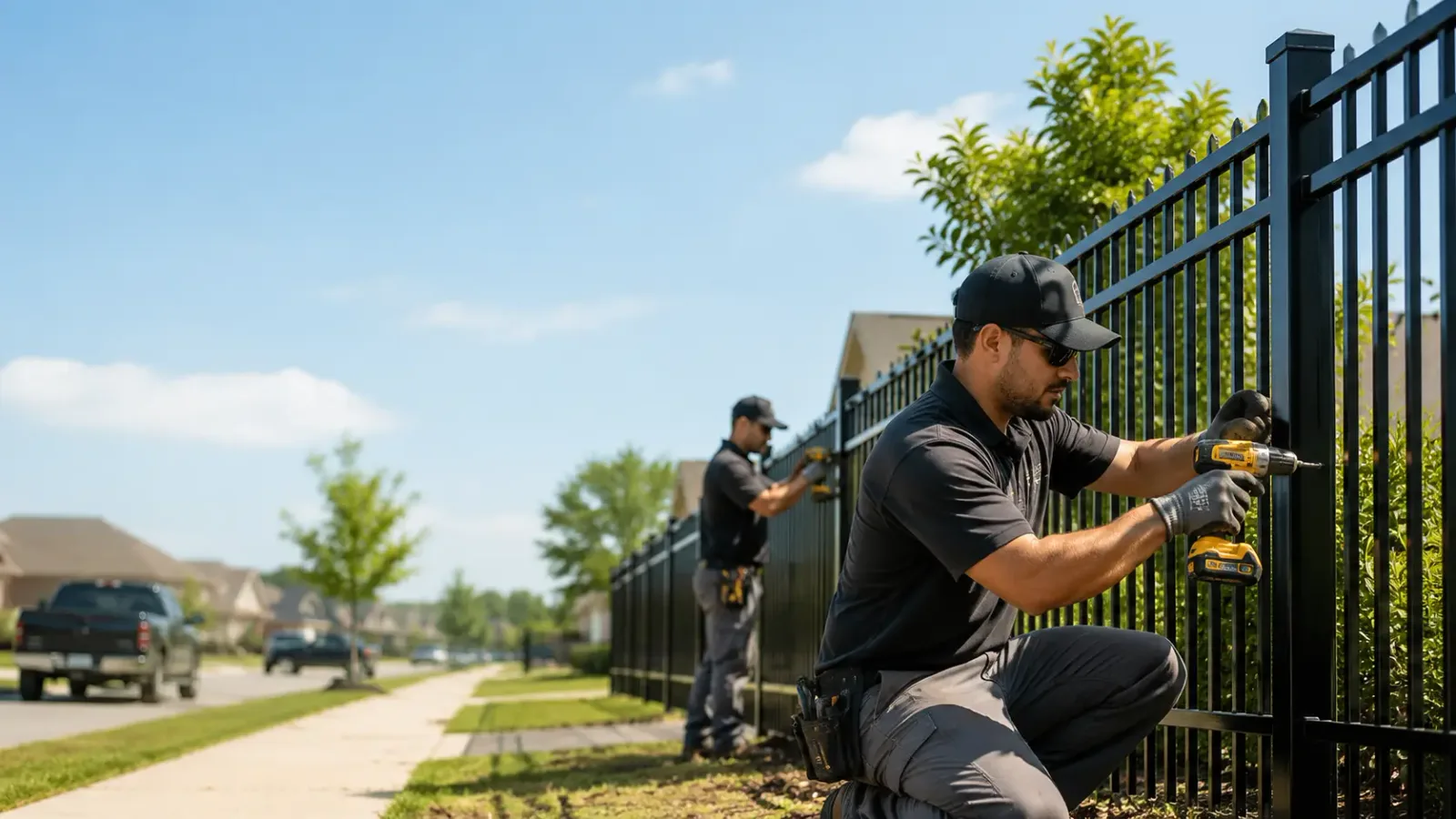 Metal Fence Installation in Boston, MA